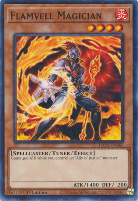 HAC1-EN066 Flamvell Magician (Duel Terminal Normal Parallel Rare)