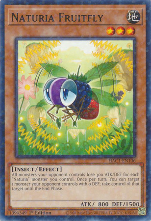 HAC1-EN106 Naturia Fruitfly (Duel Terminal Normal Parallel Rare)