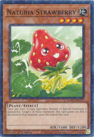 HAC1-EN110 Naturia Strawberry (Duel Terminal Normal Parallel Rare)