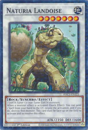 HAC1-EN123 Naturia Landoise (Duel Terminal Normal Parallel Rare)
