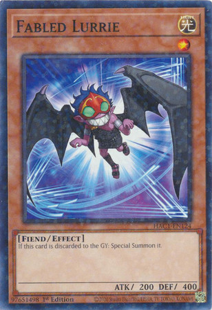 HAC1-EN124 Fabled Lurrie (Duel Terminal Normal Parallel Rare)