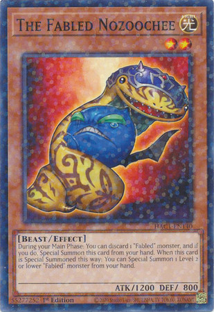 HAC1-EN140 The Fabled Nozoochee (Duel Terminal Normal Parallel Rare)