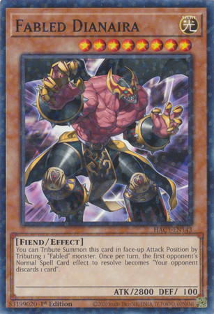 HAC1-EN143 Fabled Dianaira (Duel Terminal Normal Parallel Rare)