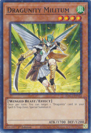 HAC1-EN154 Dragunity Militum (Duel Terminal Normal Parallel Rare)