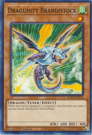 HAC1-EN156 Dragunity Brandistock (Duel Terminal Normal Parallel Rare)