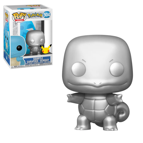 POP! Games - Pokemon #504 Squirtle (Silver Metallic)