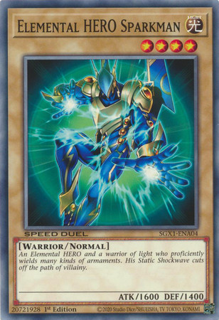 SGX1-ENA04 Elemental HERO Sparkman