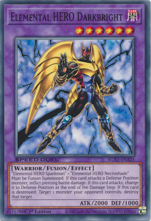 SGX1-ENA25 Elemental HERO Darkbright