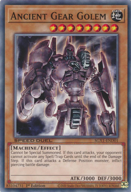 SGX1-END01 Ancient Gear Golem