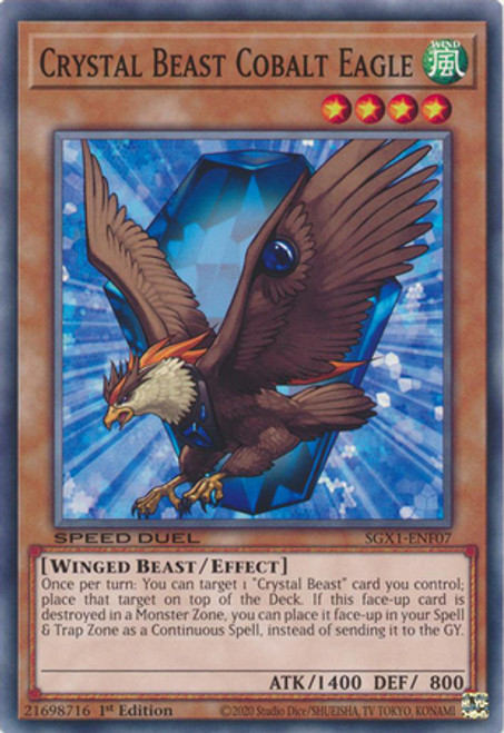 SGX1-ENF07 Crystal Beast Cobalt Eagle