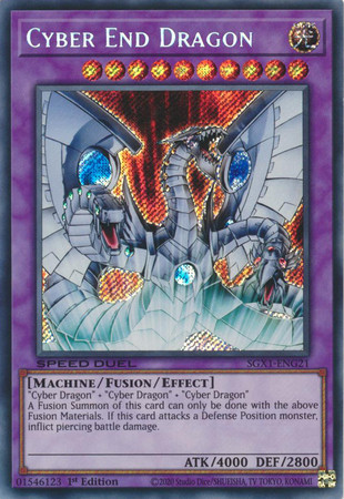 SGX1-ENG21 Cyber End Dragon (Secret Rare)