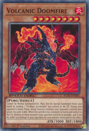 SGX1-ENH01 Volcanic Doomfire