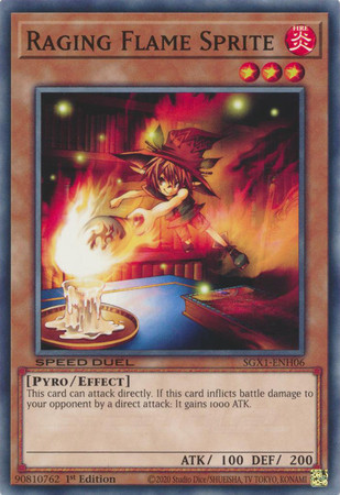 SGX1-ENH06 Raging Flame Sprite