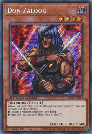 SGX1-ENI04 Don Zaloog (Secret Rare)