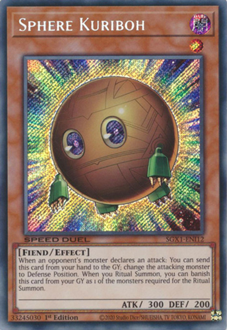 SGX1-ENI12 Sphere Kuriboh (Secret Rare)