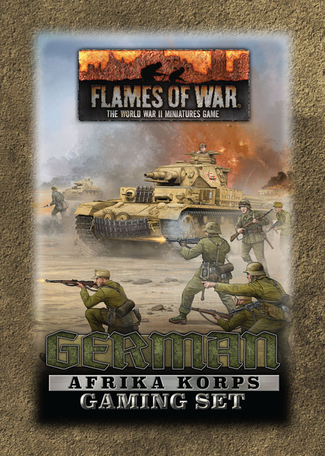 Flames of War - German Afrika Krops Gaming Set