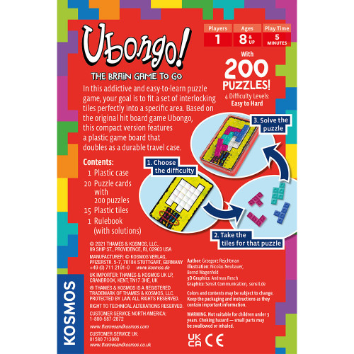 Ubongo: The Brain Game to Go