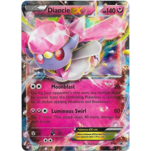 Mega Diancie TCG Online Code Card