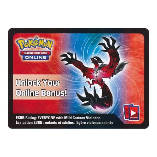 Yveltal EX TCG Online Code Card