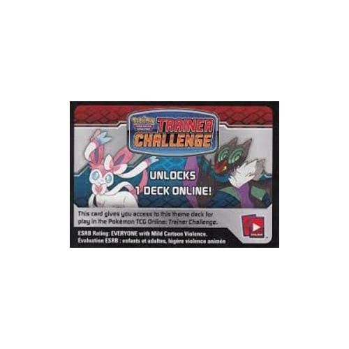 Pokemon XY Trainer Kit - Sylveon and Noivern Code Card