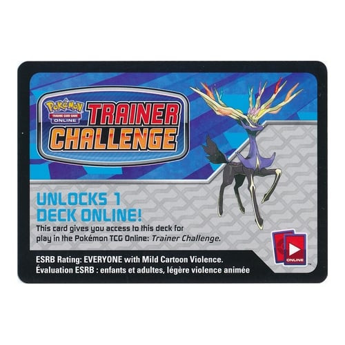 Pokemon Resiliant Life Xerneas Theme Deck Code Card