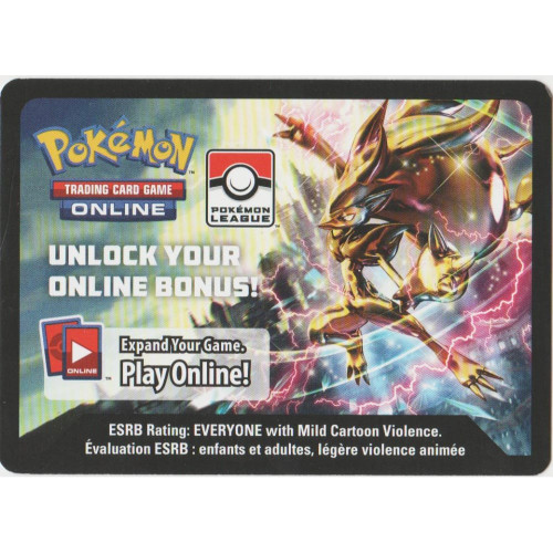 Pokemon League 2016 Season 3 Parallel Season Code Card