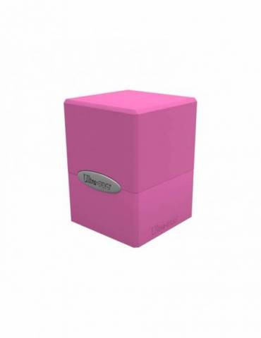 Satin Cube - Hot Pink