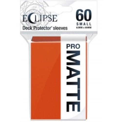 Eclipse Matte Small Sleeves - Pumpkin Orange (60)