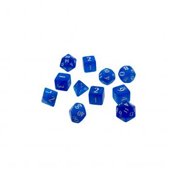Eclipse 11 Dice Set - Pacific Blue