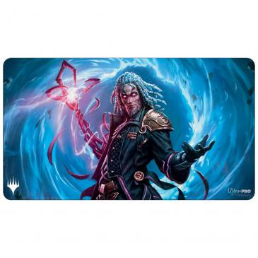 MTG Kamigawa Neon Dynasty Playmat V3 featuring Tezzeret, Betrayer of Flesh