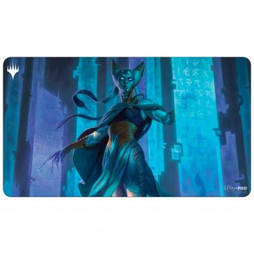 MTG Kamigawa Neon Dynasty Playmat V4 featuring Tamiyo, Compleat Sage