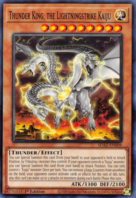 SDAZ-EN008 Thunder King, the Lightningstrike Kaiju
