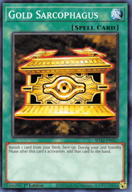 SDAZ-EN027 Gold Sarcophagus