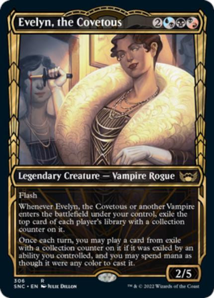 Evelyn, the Covetous (Golden Age Frame) (foil)