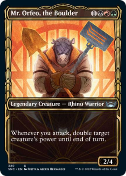 Mr. Orfeo, the Boulder (Golden Age Frame) (foil)