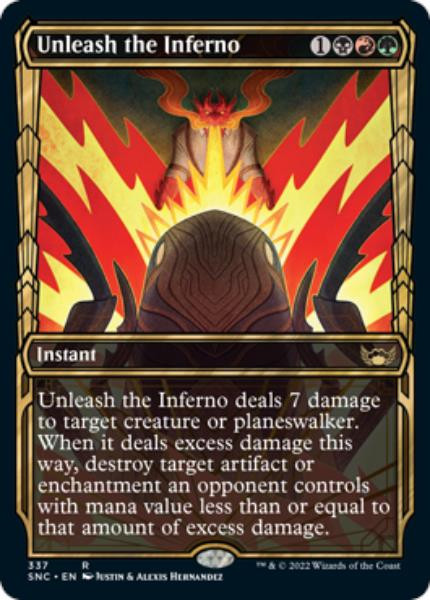 Unleash the Inferno (Golden Age Frame) (foil)