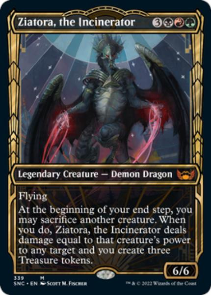 Ziatora, the Incinerator (Golden Age Frame) (foil)