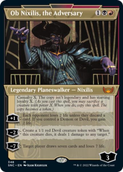 Ob Nixilis, the Adversary (Art Deco Frame) (foil)