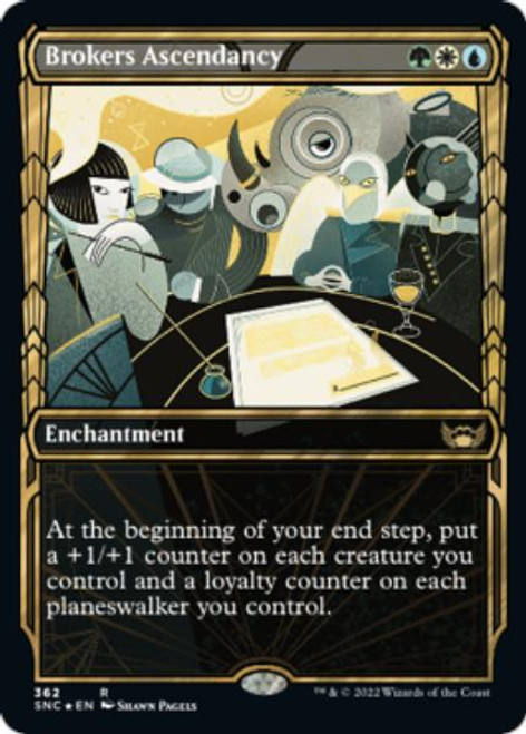 Brokers Ascendancy (Golden Age Frame) (Gilded foil) | Streets of New Capenna