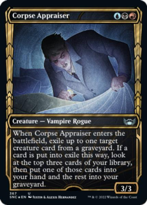 Corpse Appraiser (Golden Age Frame) (Gilded foil) | Streets of New Capenna
