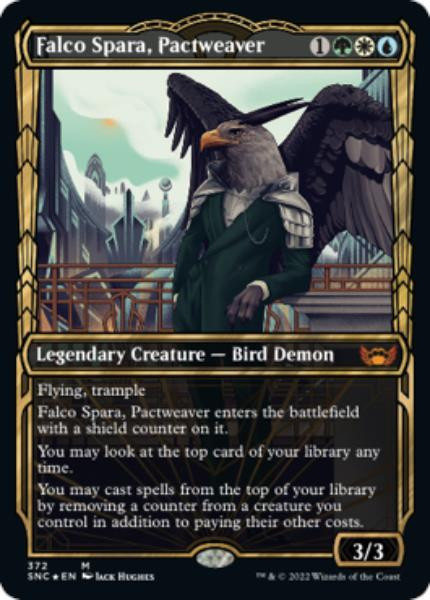 Falco Spara, Pactweaver (Golden Age Frame) (Gilded foil)