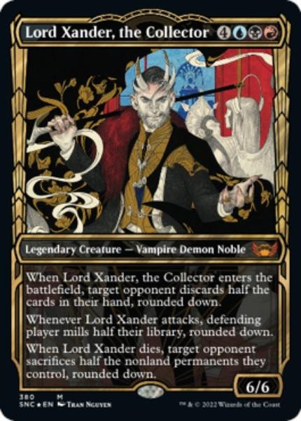 Lord Xander, the Collector (Golden Age Frame) (Gilded foil)