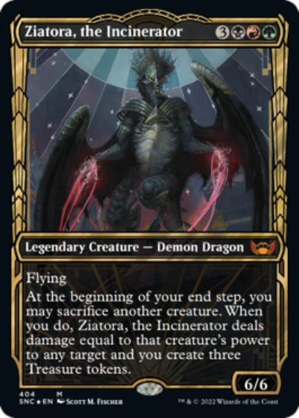Ziatora, the Incinerator (Golden Age Frame) (Gilded foil)