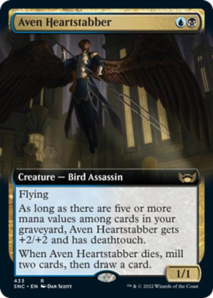 Aven Heartstabber (Extended Art) (foil)