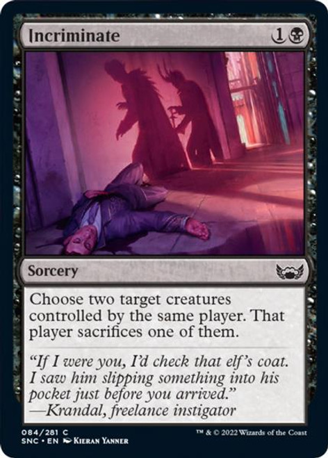 Incriminate (foil) | Streets of New Capenna