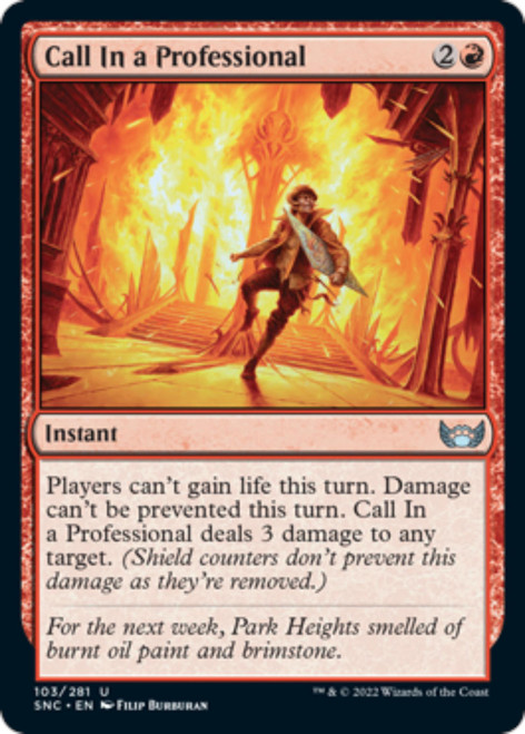 Call In a Professional (foil) | Streets of New Capenna