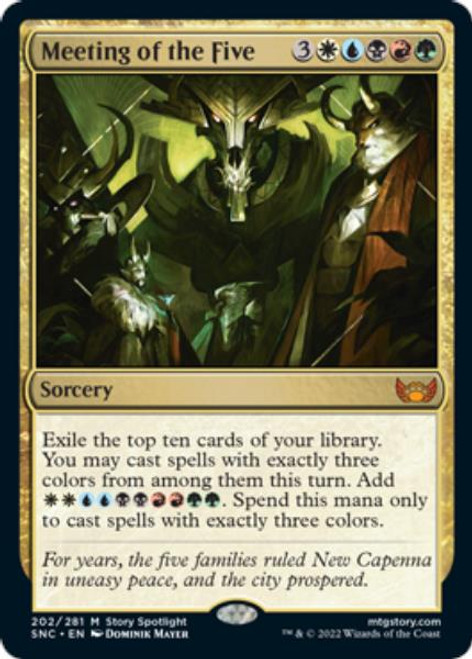 Meeting of the Five (foil) | Streets of New Capenna