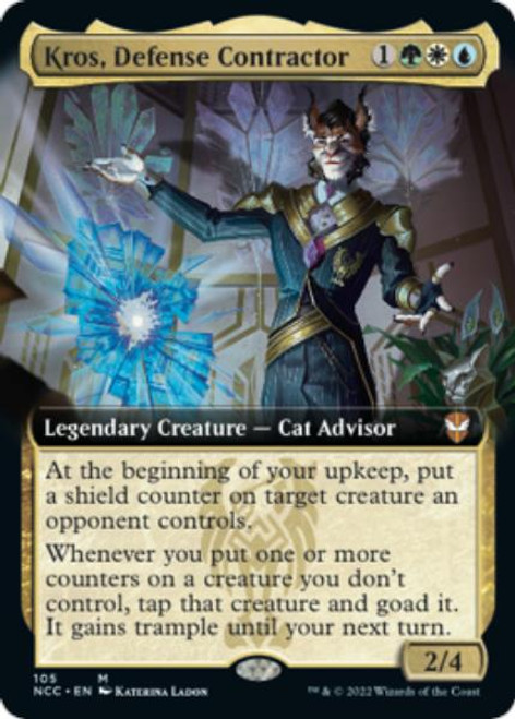 Kros, Defense Contractor (Extended Art foil) | Streets of New Capenna Commander