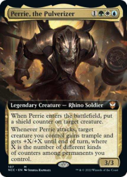 Perrie, the Pulverizer (Extended Art foil)