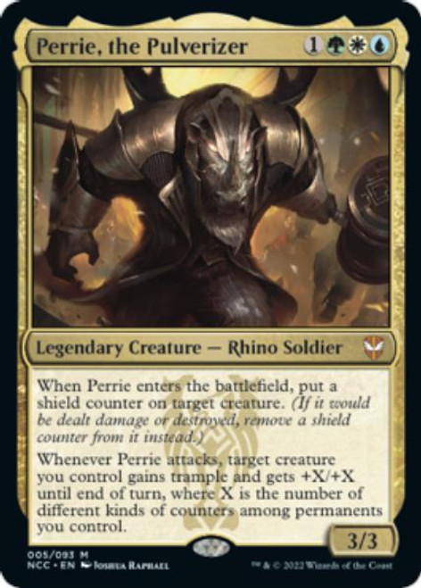 Perrie, the Pulverizer (Etched foil Display Commander) | Streets of New Capenna Commander